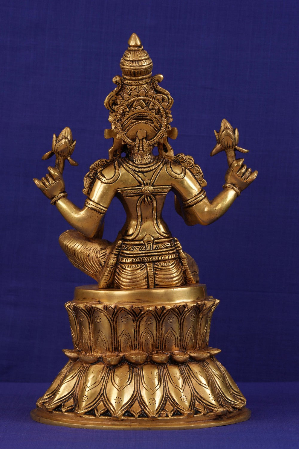 Image of Brass Lakshmi idol