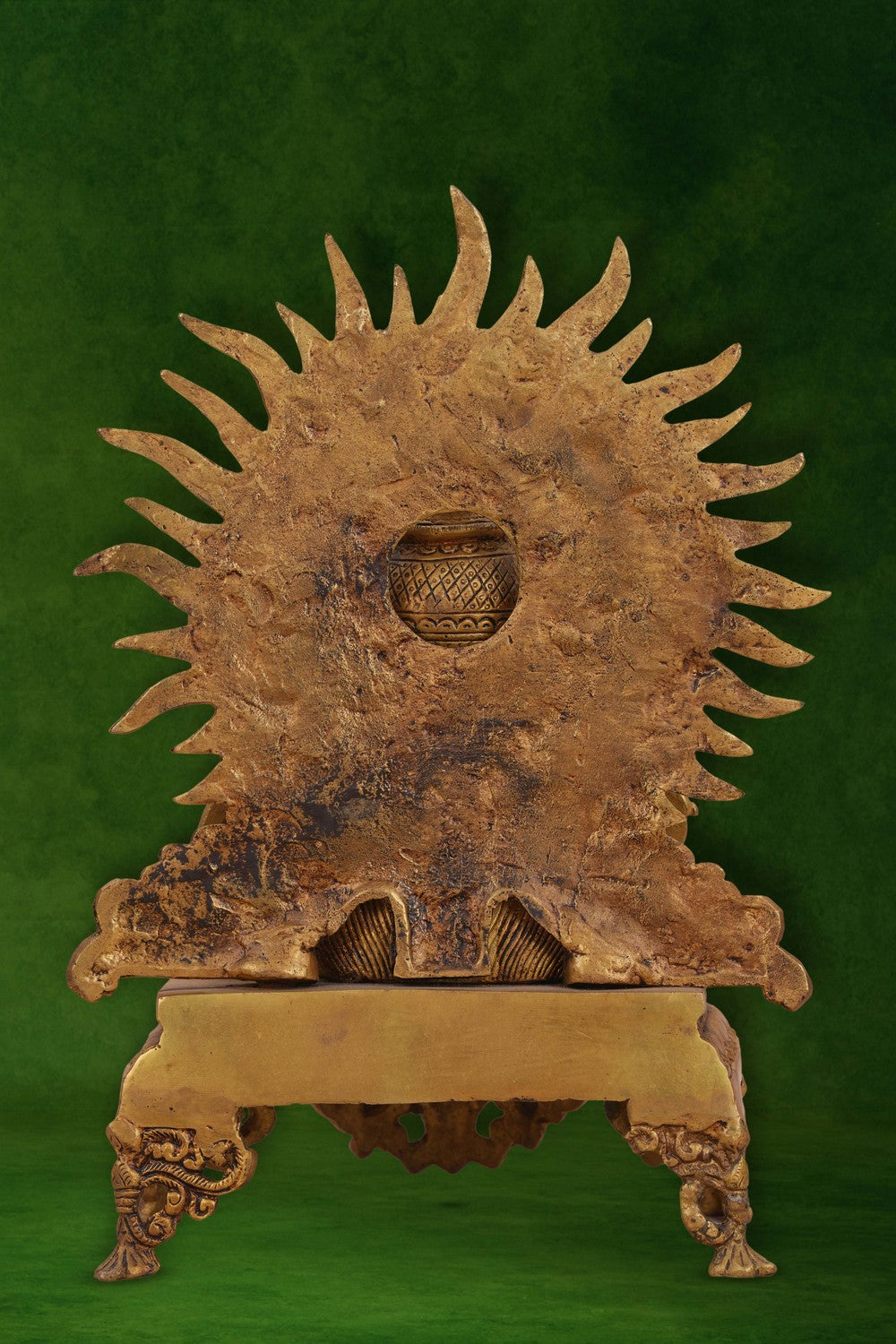 Image of A Brass Hanuman with a Surya
