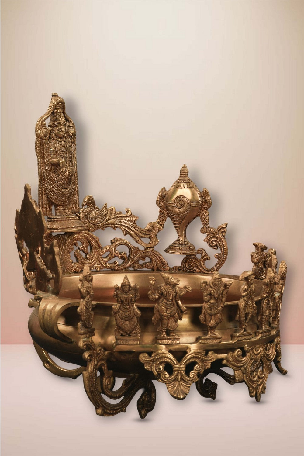 Image of Dasavatharam Handcrafted Brass Ganesha Urli
