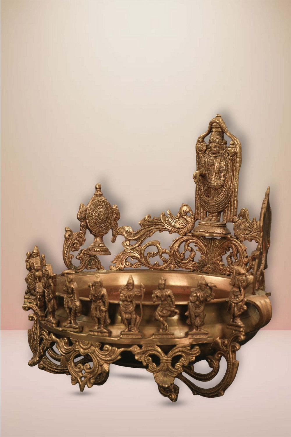 Image of Dasavatharam Handcrafted Brass Ganesha Urli