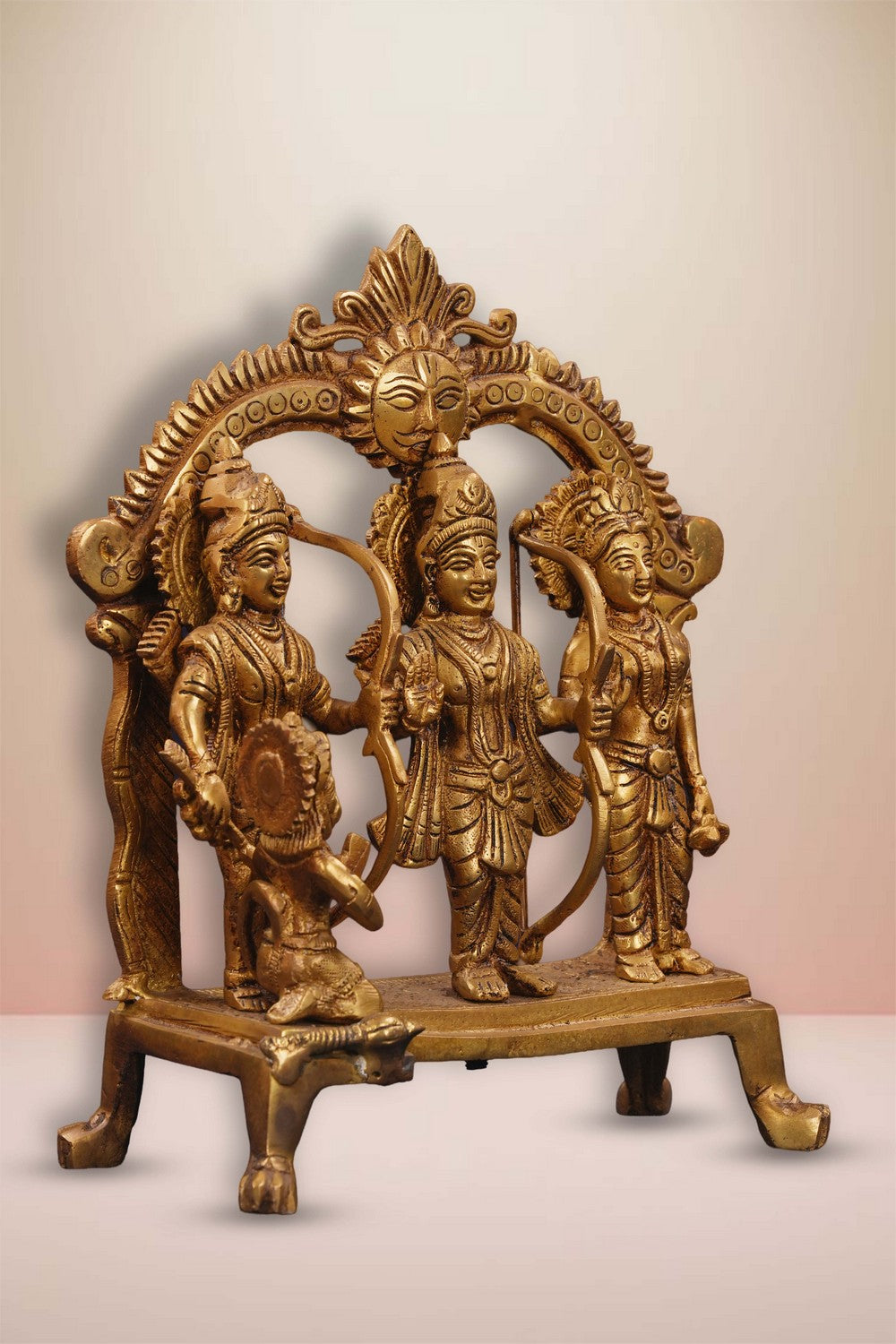 Image of Brass Ram Darbar Murti
