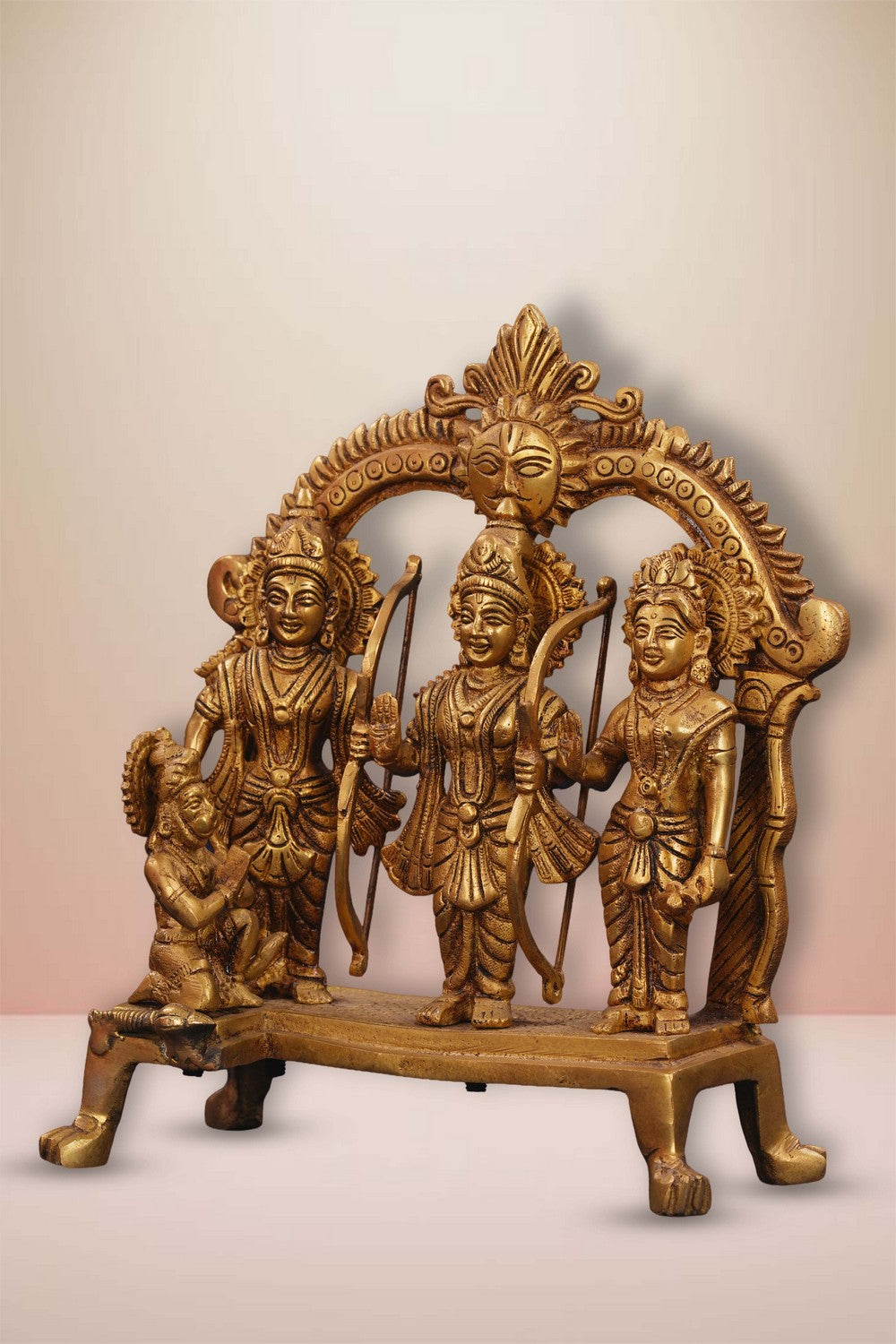 Image of Brass Ram Darbar Murti