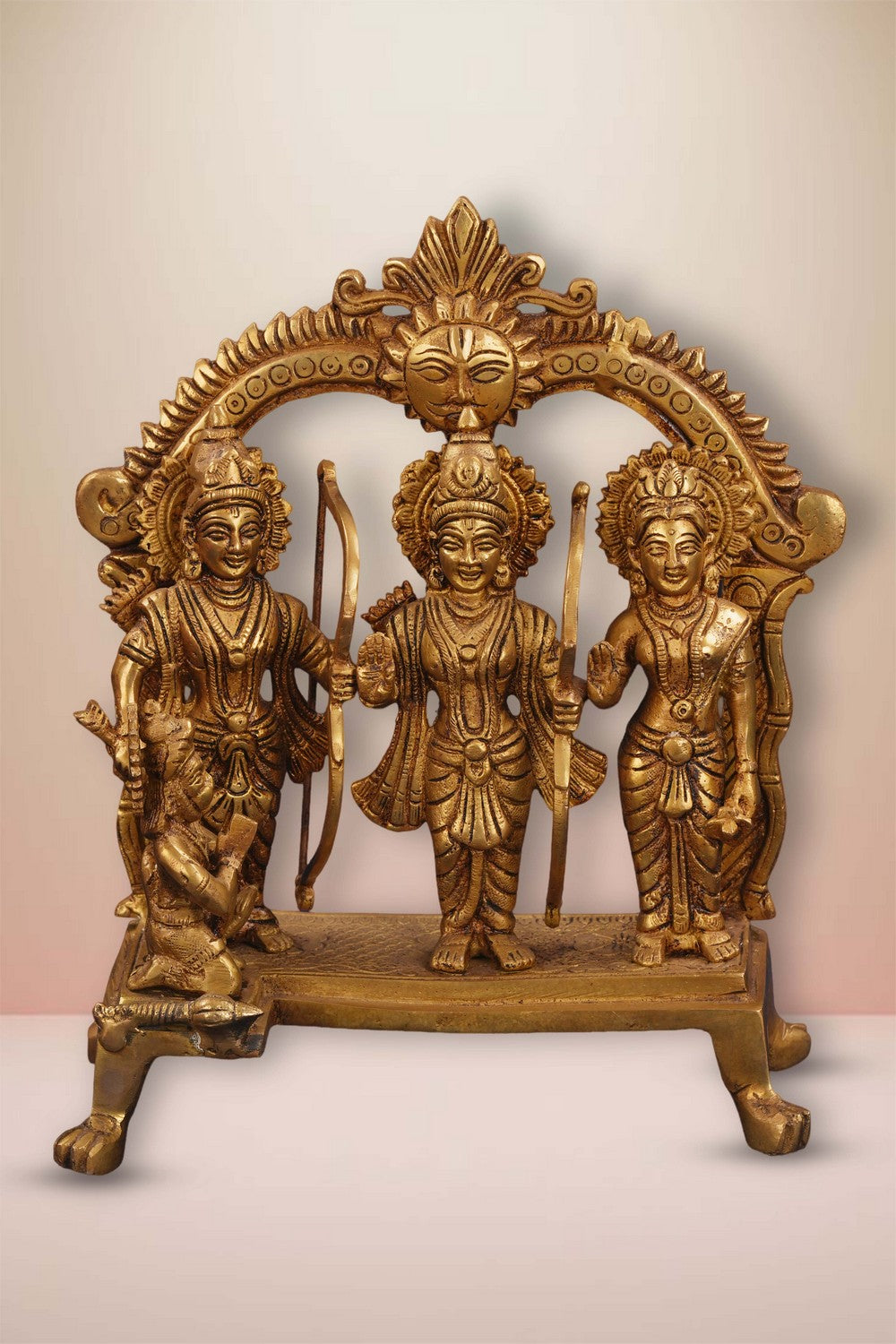 Image of Brass Ram Darbar Murti