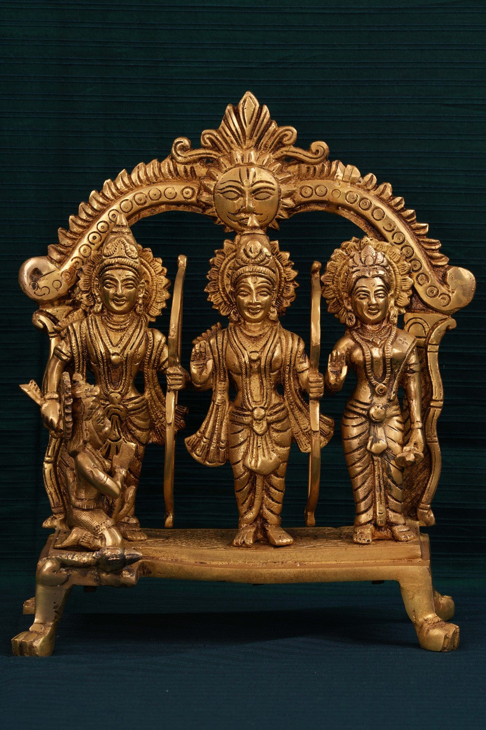 Image of Brass Ram Darbar Murti