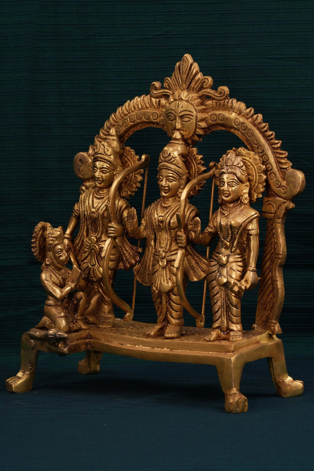 Image of Brass Ram Darbar Murti