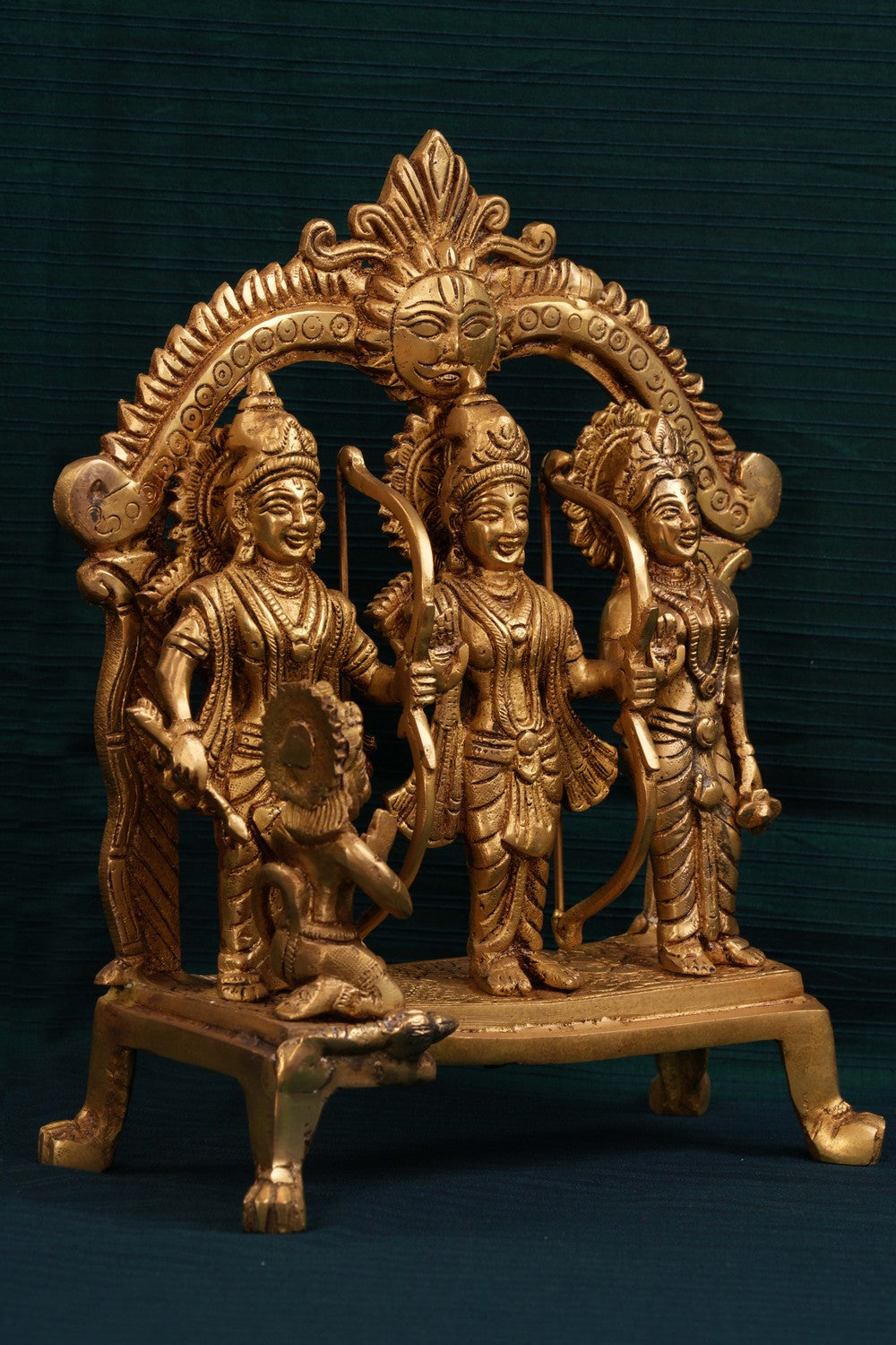 Image of Brass Ram Darbar Murti
