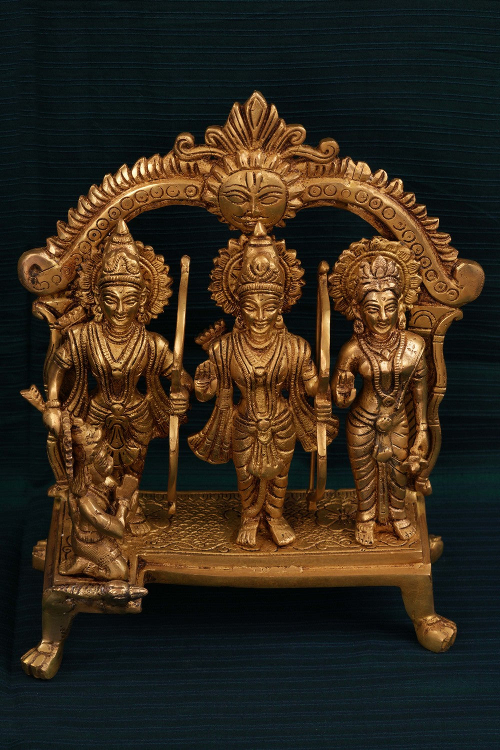 Brass Ram Darbar Murti
