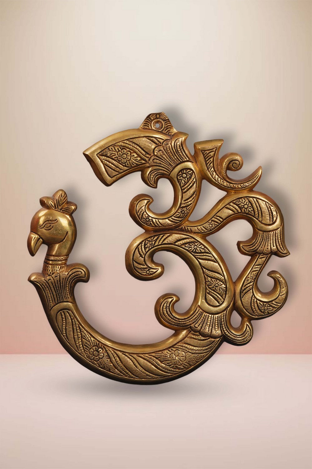 Image of Spiritual Brass OM Wall Hanging