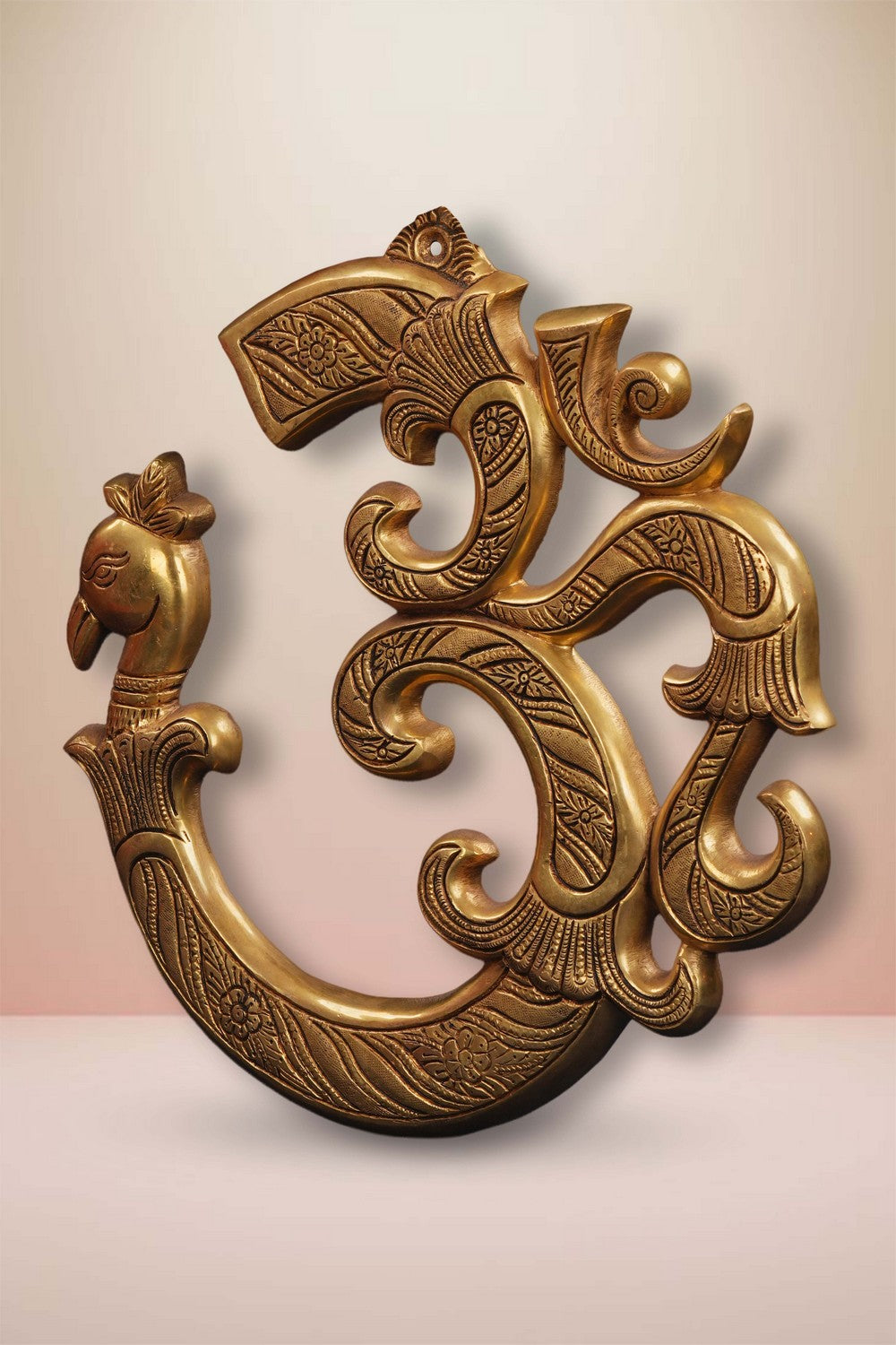 Image of Spiritual Brass OM Wall Hanging