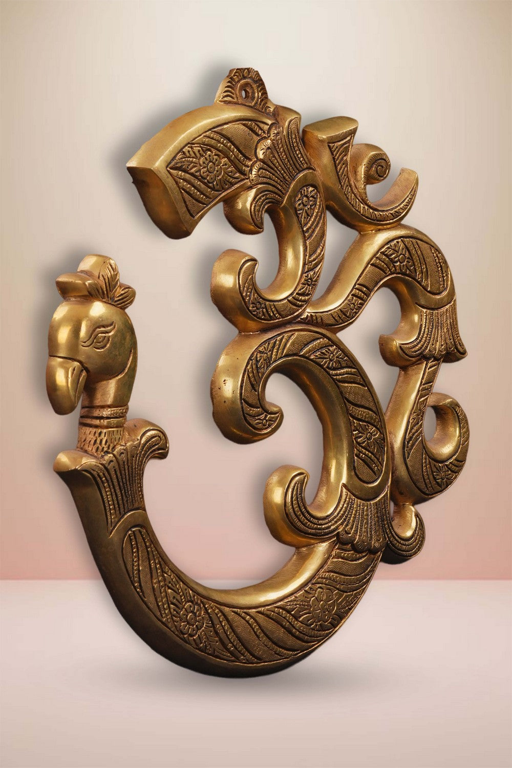 Image of Spiritual Brass OM Wall Hanging