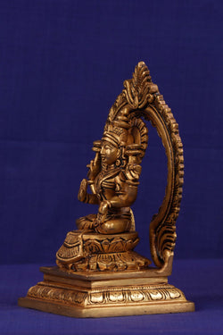 Image of Brass idol of Goddess Padmavathi