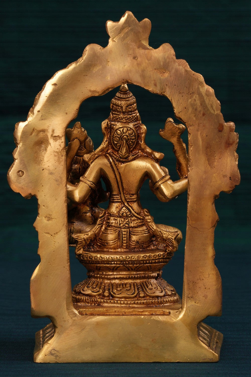 Brass Narasihma with Lakshmi