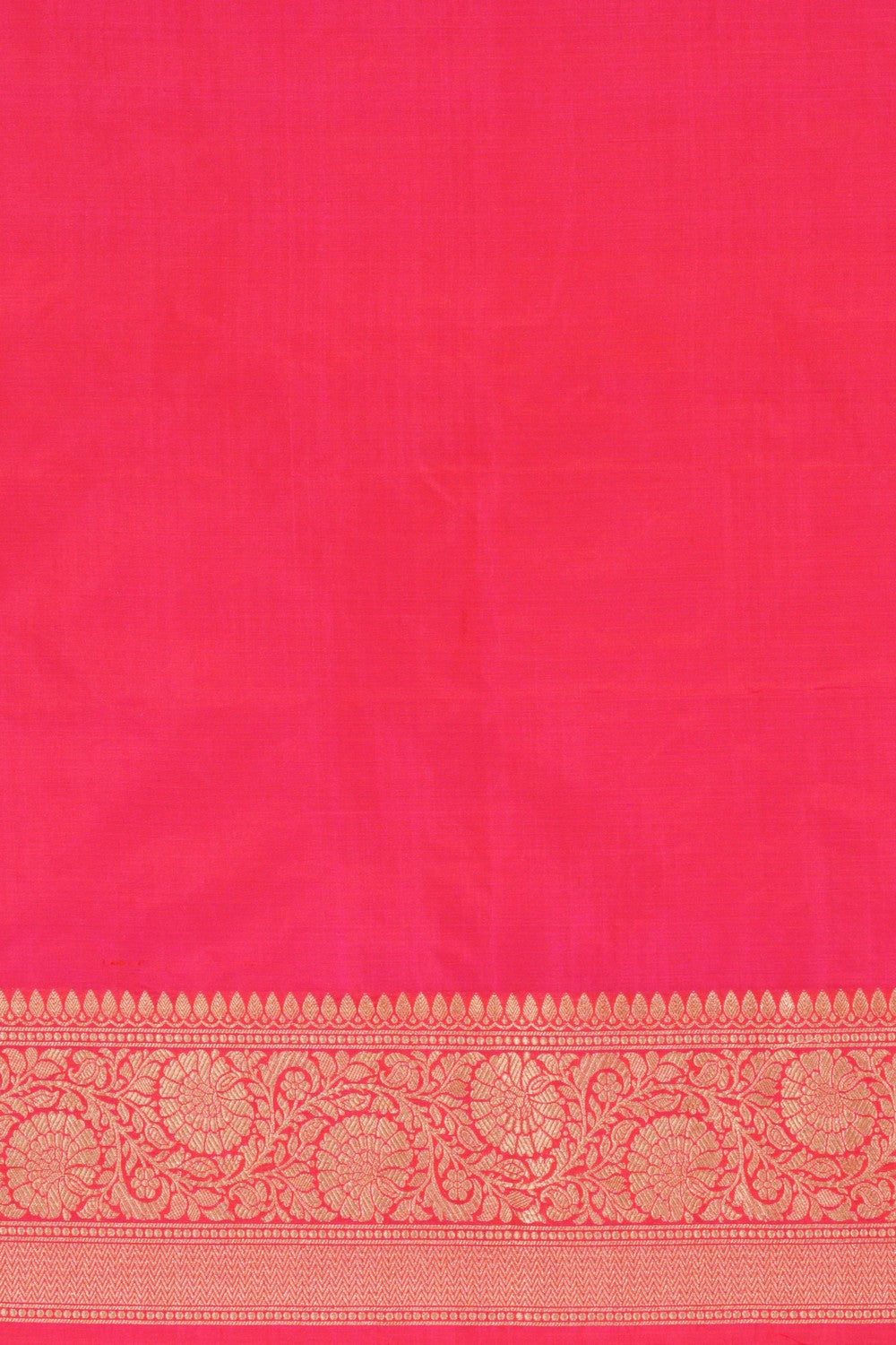 Banarasi Katan Silk Fuchsia-Pink Saree