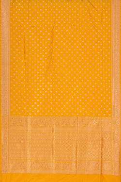 Image of Banarasi Katan Silk Yellow Saree