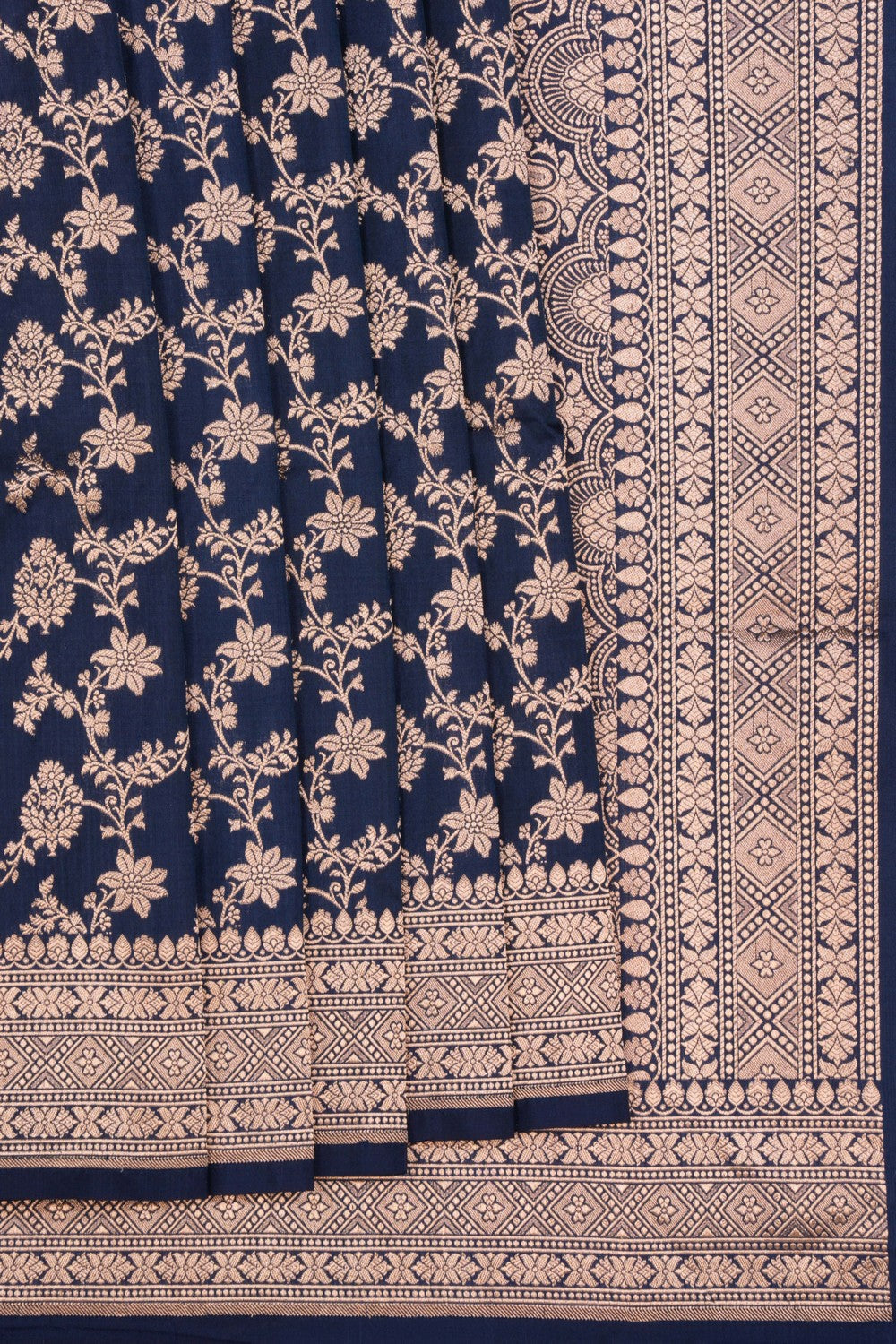 Banarasi Katan Silk Blue Saree