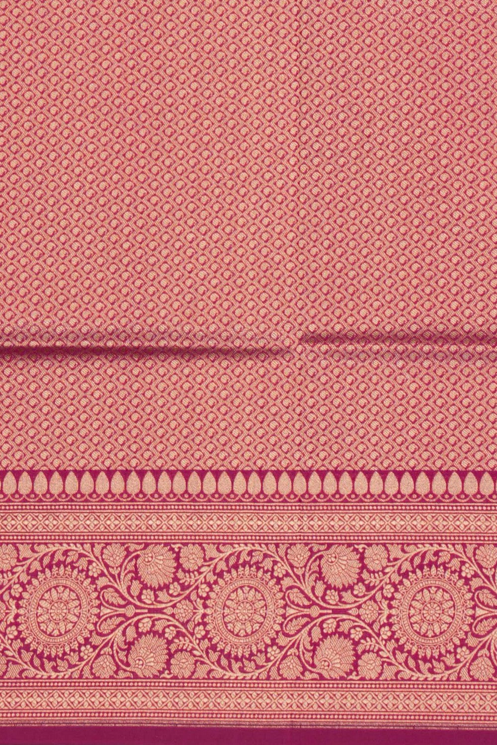 Banarasi Katan Silk Plum Pink Saree