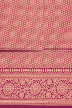 Image of Banarasi Katan Silk Plum Pink Saree