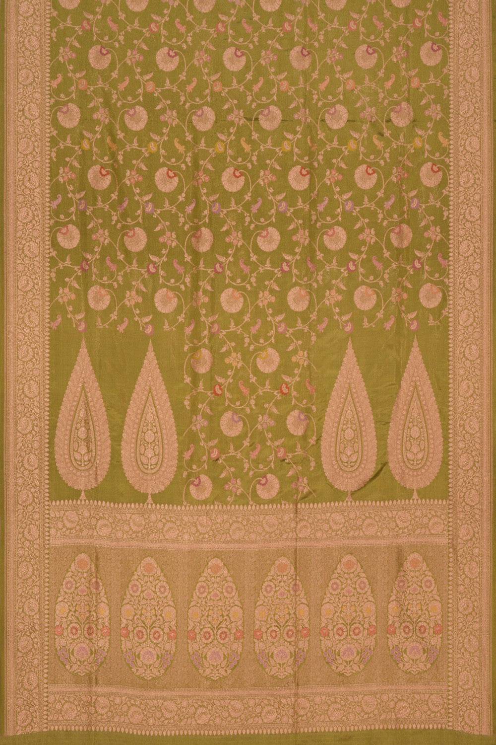 Image of Rangkat Banarasi Katan Silk Saree