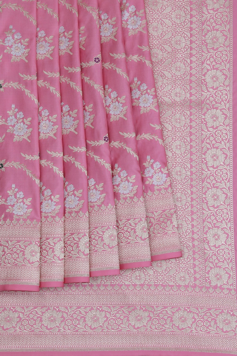 Banarasi Silk Pink Saree