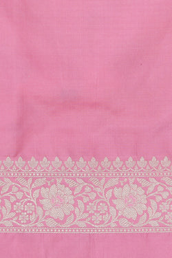 Image of Banarasi Silk Pink Saree