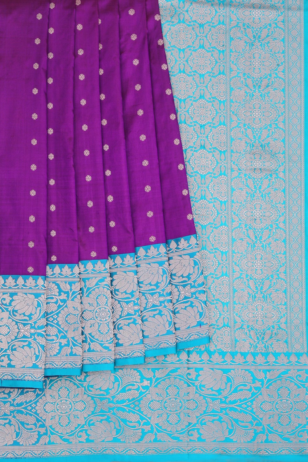 Banarasi Silk Purple Saree