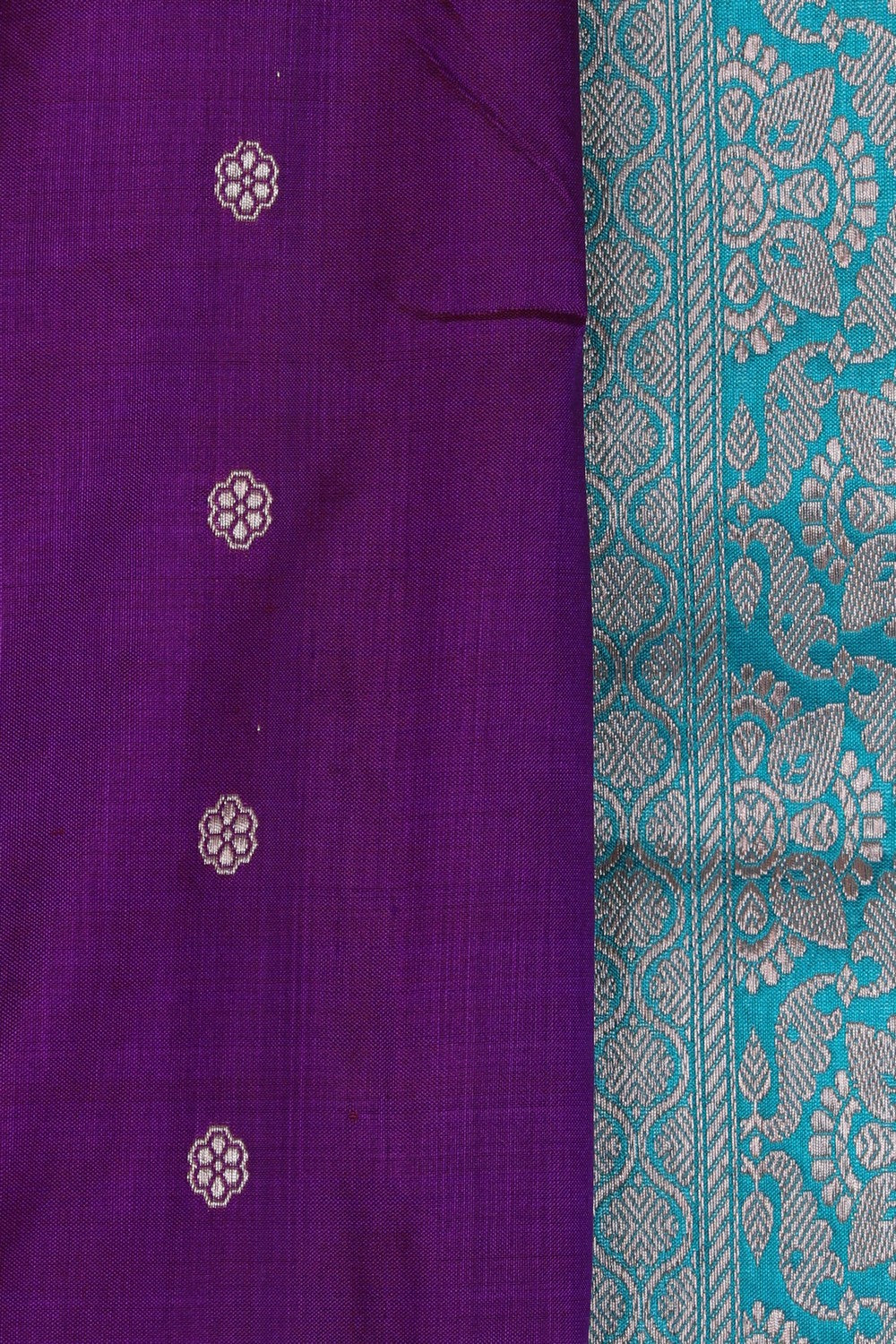 Banarasi Silk Purple Saree