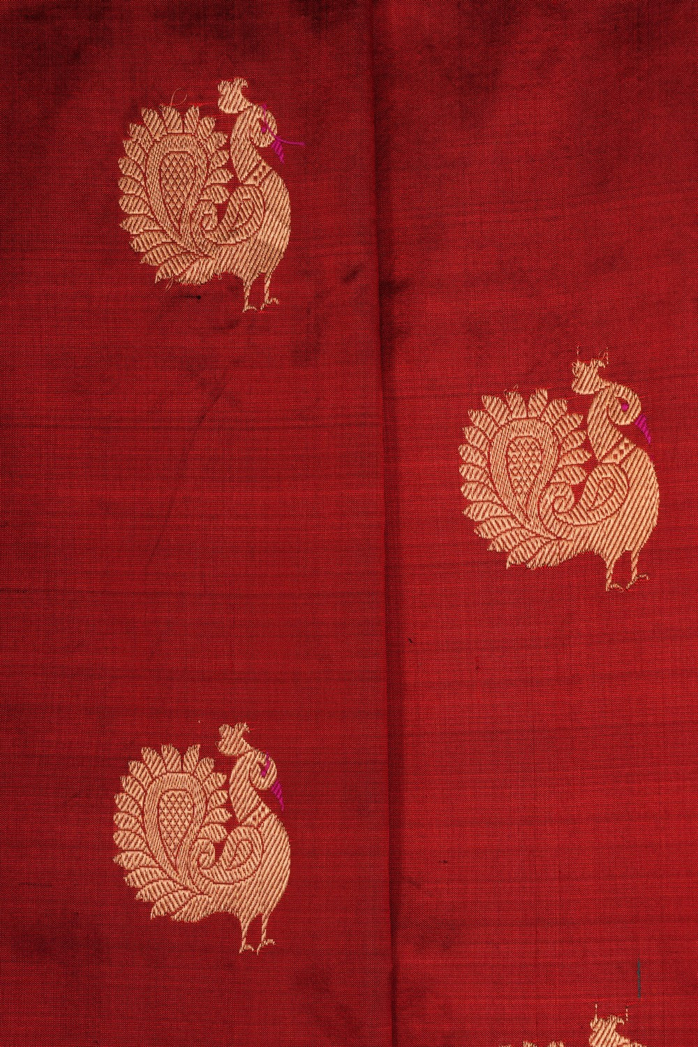 Banarasi Katan Silk Red Saree