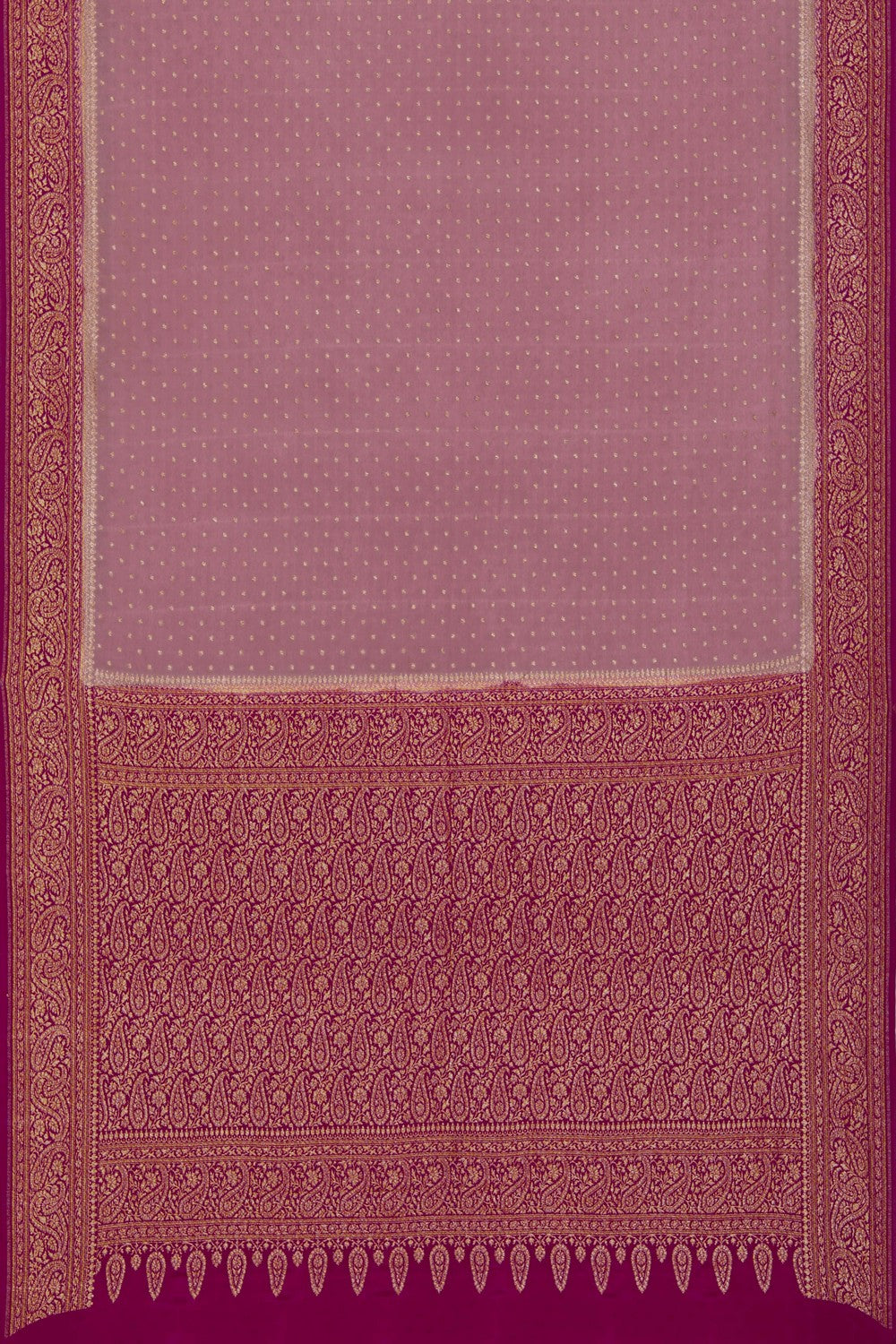 Banarasi Crepe Silk Pink Saree