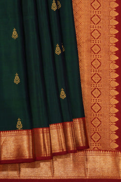 Image of Kanchipattu Green Saree