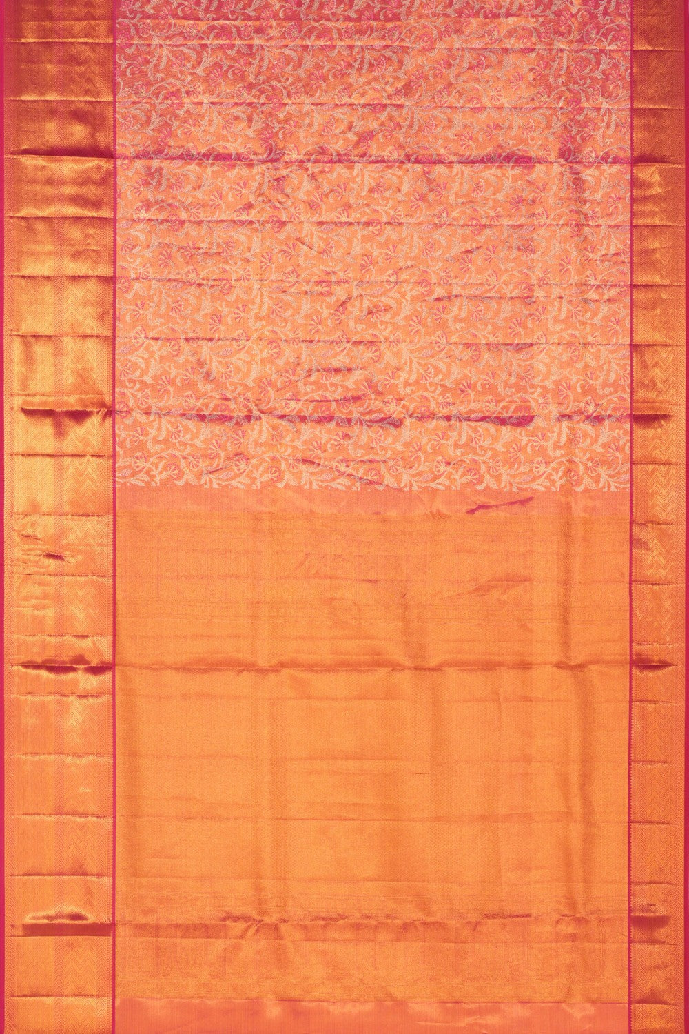 Kanchipattu Tissue Brocade Pink Saree