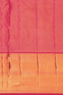 Image of Kanchipattu Tissue Brocade Pink Saree