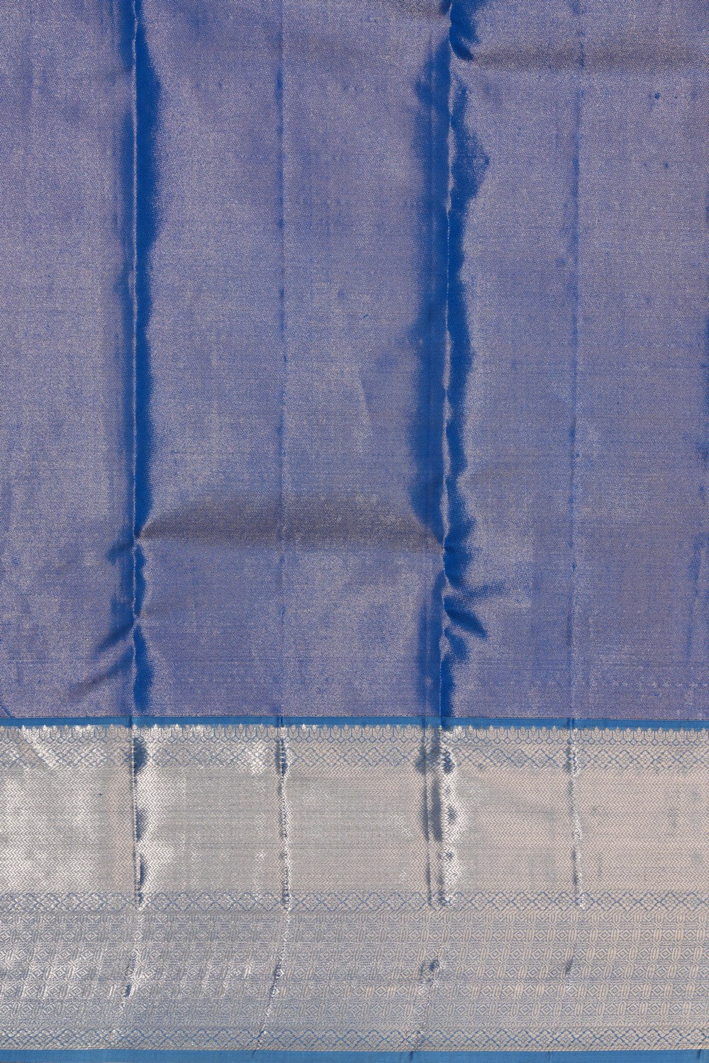 Image of Kanchipattu Brocade Silk Blue Saree