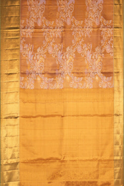 Image of Kanchipattu Tissue Brocade Gold Saree