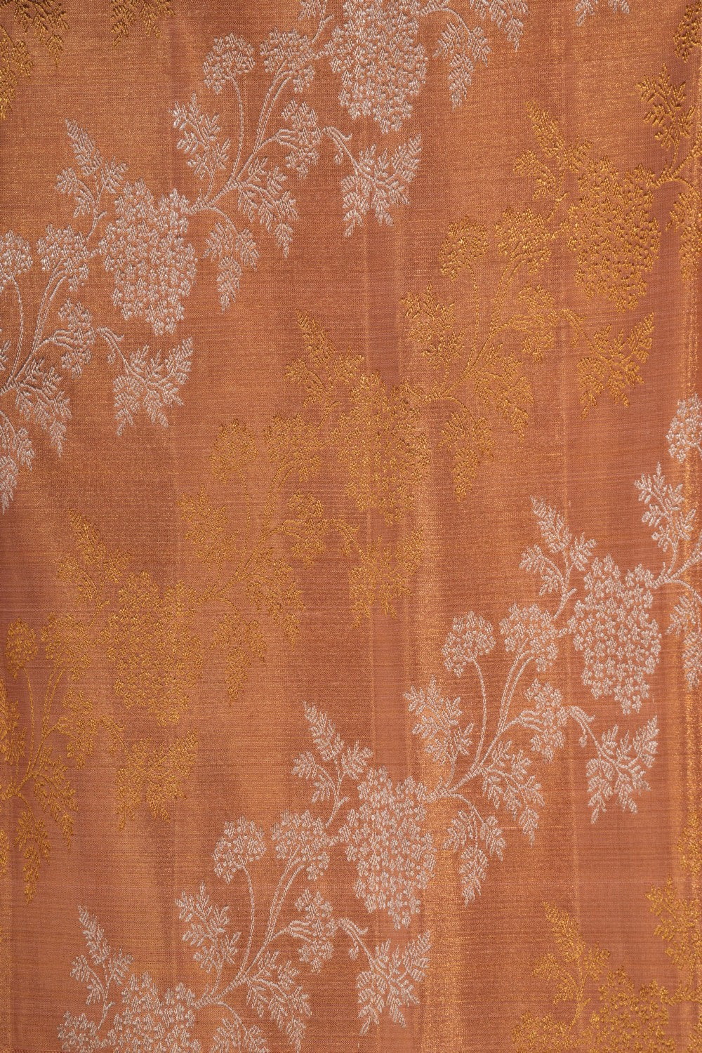 Rangkat Brocade Kanchipattu Peach Saree
