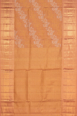 Image of Rangkat Brocade Kanchipattu Peach Saree