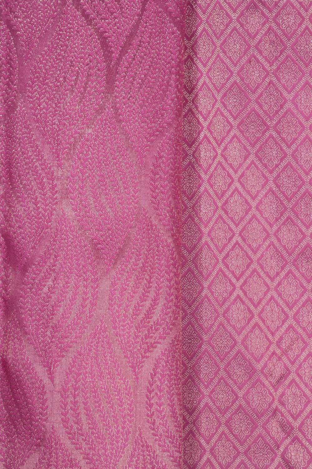 Kanchipattu Brocade Pink Saree