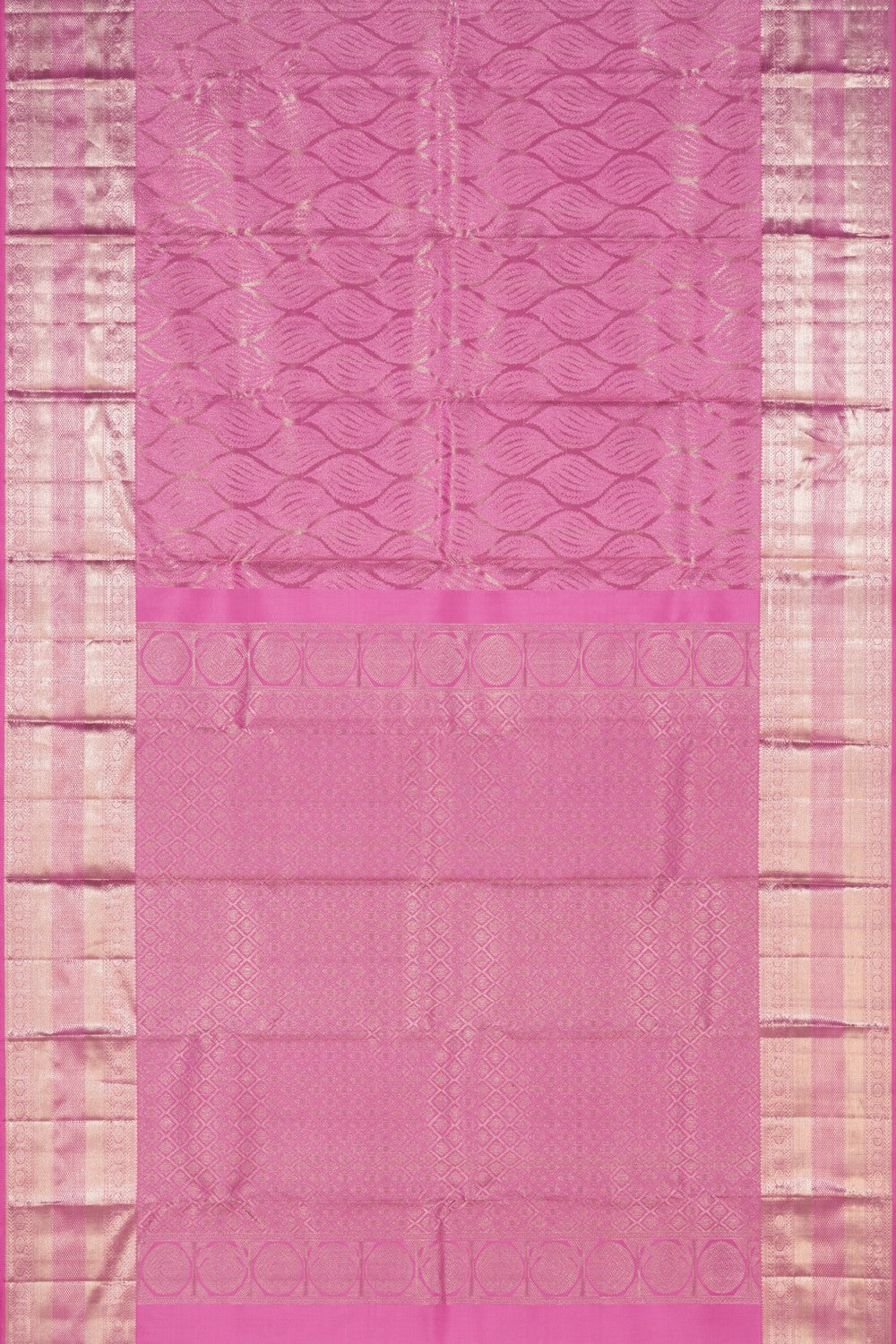 Kanchipattu Brocade Pink Saree