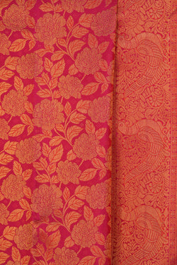 Image of Kanchipattu Brocade Pink Saree