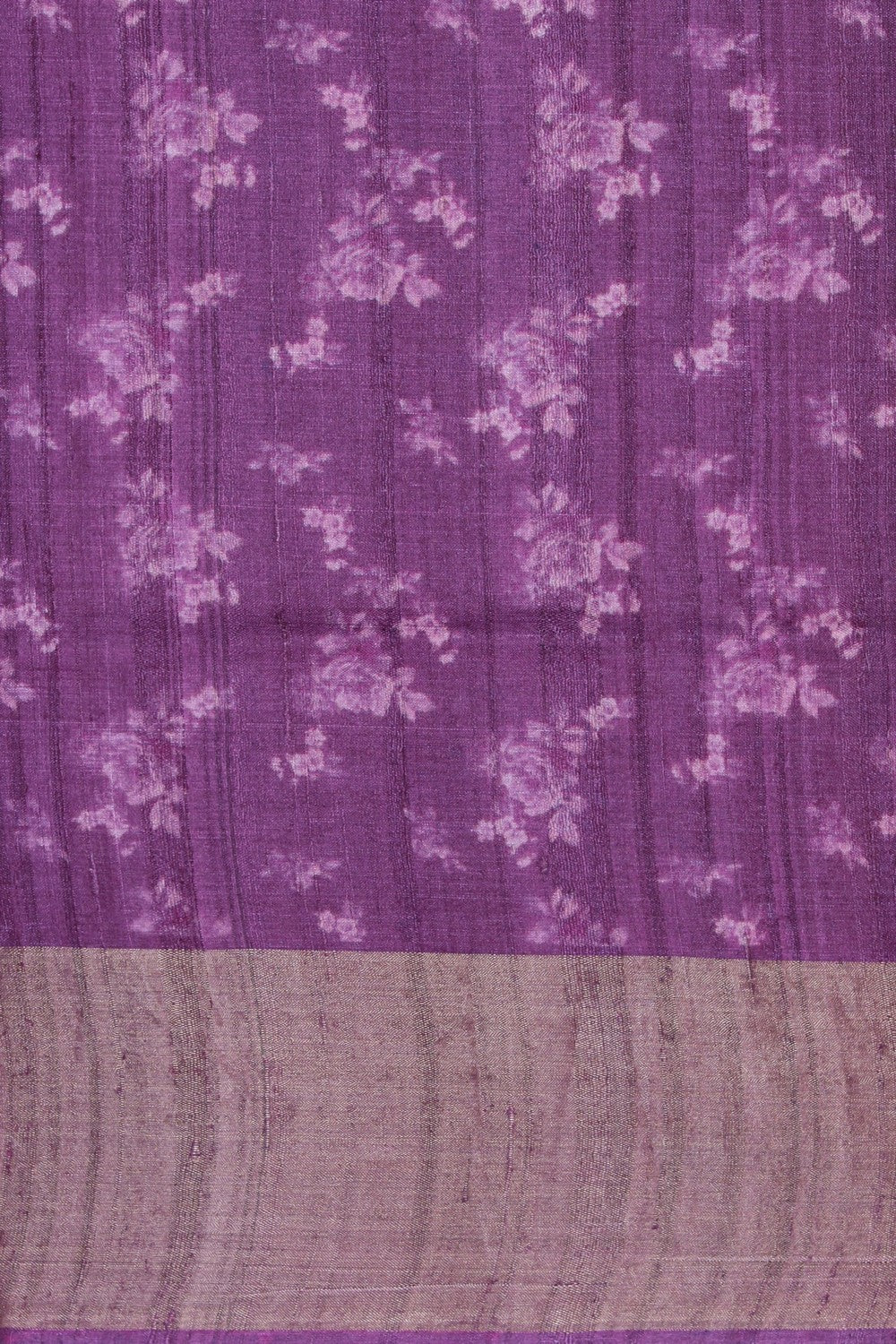 Tussar Silk Violet Saree