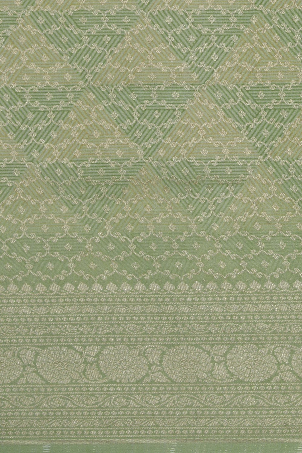 Image of Banarasi Crepe Grey Saree