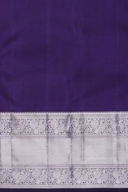 Image of Kanchipattu Brocade Violet Saree