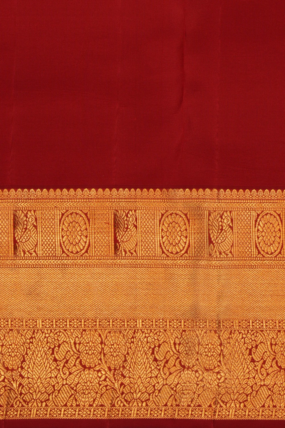 Kanchipattu Brocade Off-White Saree