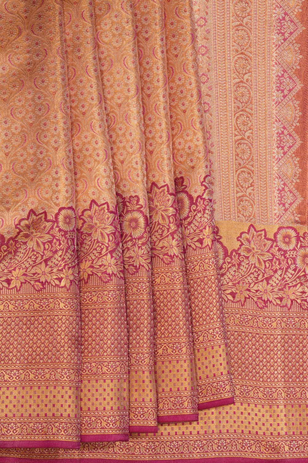 Rangkat Brocade Kanchipattu Silk Saree