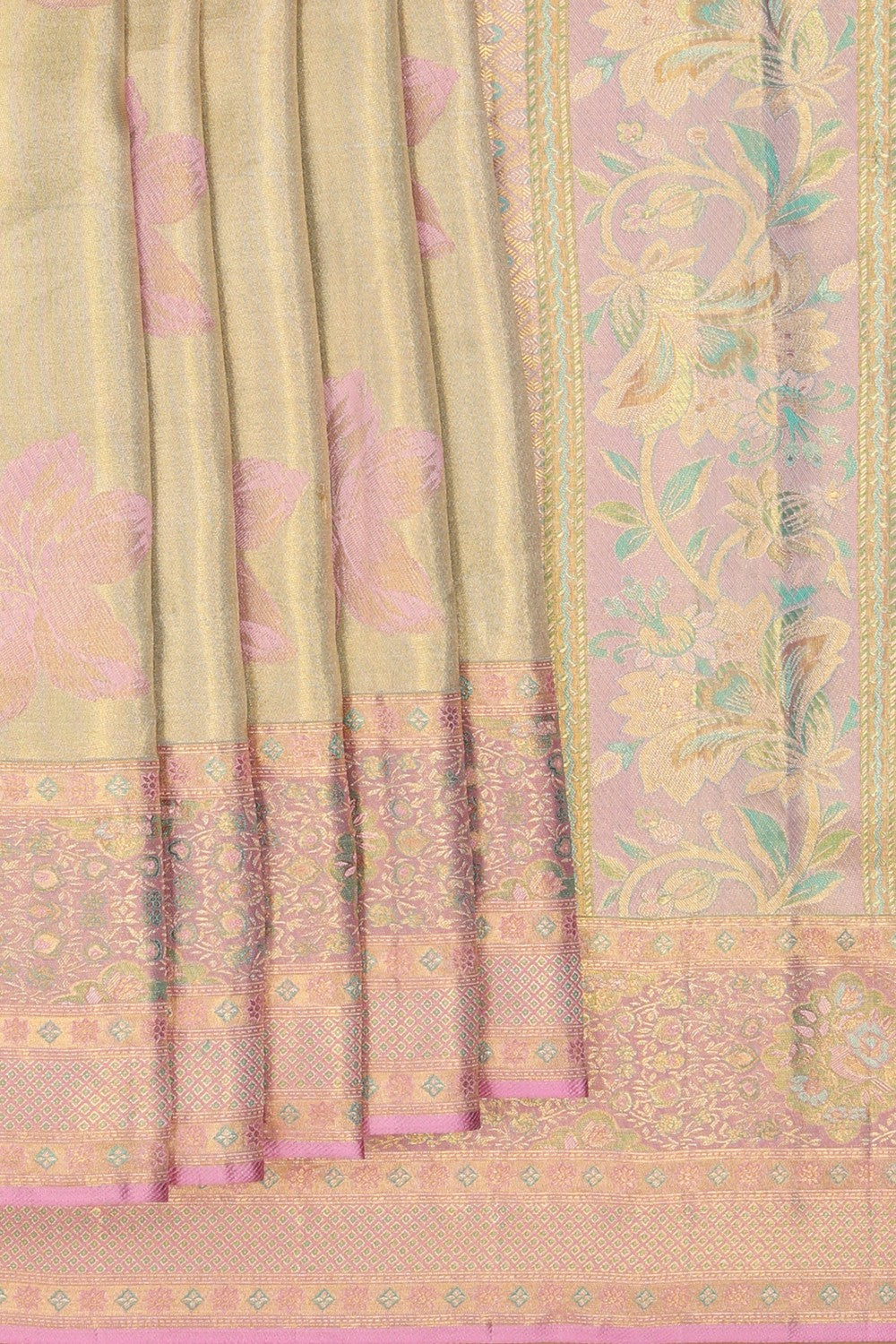 Kanchipuram Tissue Brocade Saree
