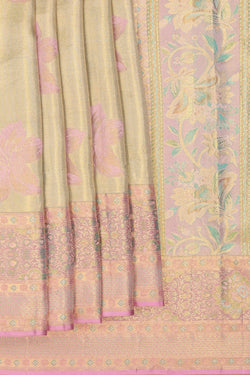 Image of Kanchipuram Tissue Brocade Saree