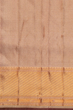 Image of Rangkat Kanchipattu Tissue Silver Saree