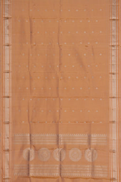 Image of Gadwal Silk Beige Dupatta