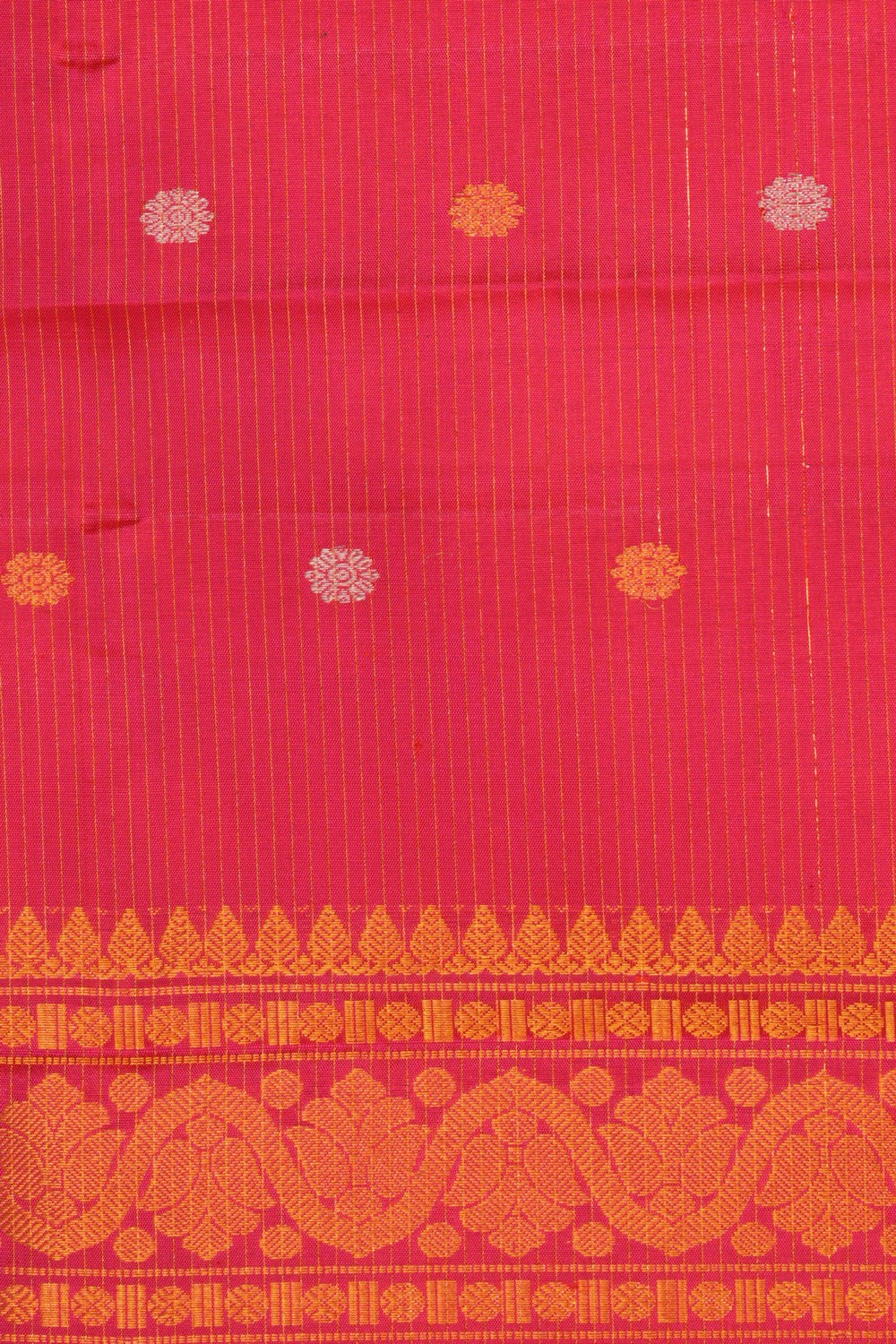 Gadwal Silk Pink Dupatta