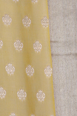 Image of Banarasi Silk Yellow Saree