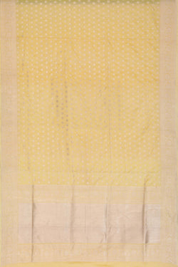 Image of Banarasi Silk Yellow Saree